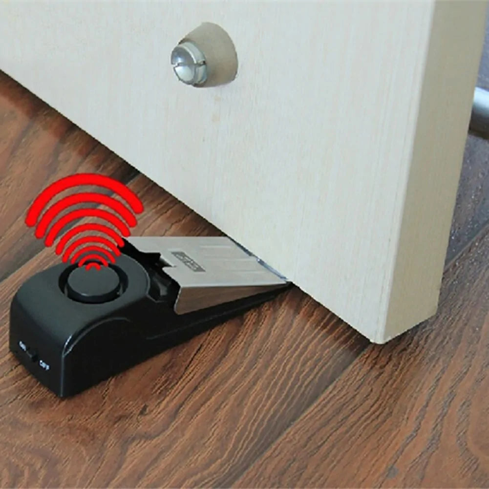 Security System Wireless Doorstop Alarm